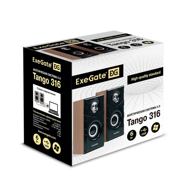 Акустика ExeGate Tango 316 (EX289694RUS)