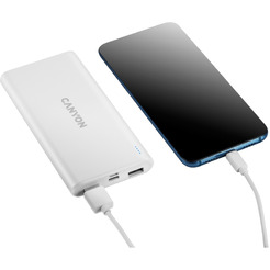 Портативное зарядное устройство Canyon CNE-CPB1006W