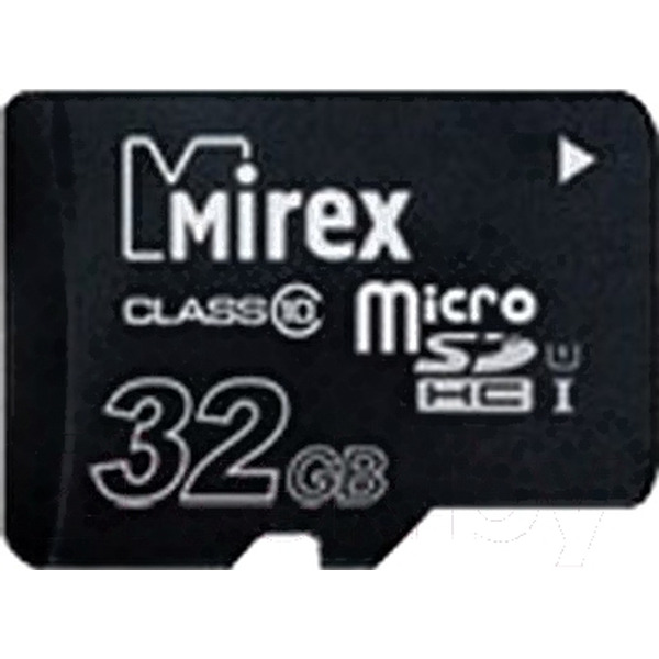 Карта памяти Mirex microSDHC UHS-I (Class 10) 32GB (13612-MCSUHS32)