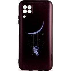 Задняя накладка CASE Print Huawei P40 lite / Nova 6SE луна в облаках