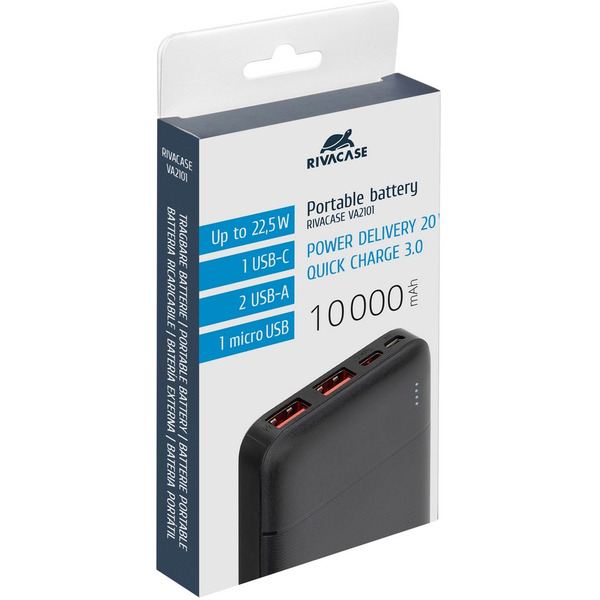 Внешний аккумулятор RIVACASE VA2101 (10000mAh)