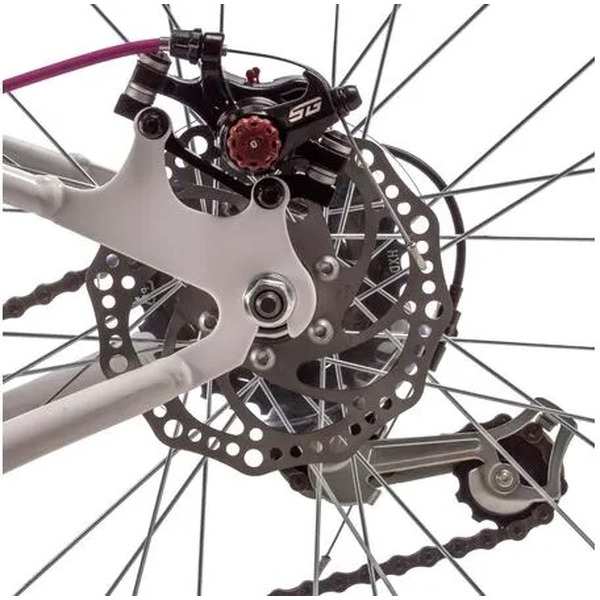 Велосипед Novatrack Jenny Pro D 2023 24SHD.JENNYPRO.14WT23 (белый)