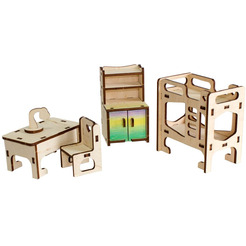 Аксессуары для кукольного домика Woody Детская 02154