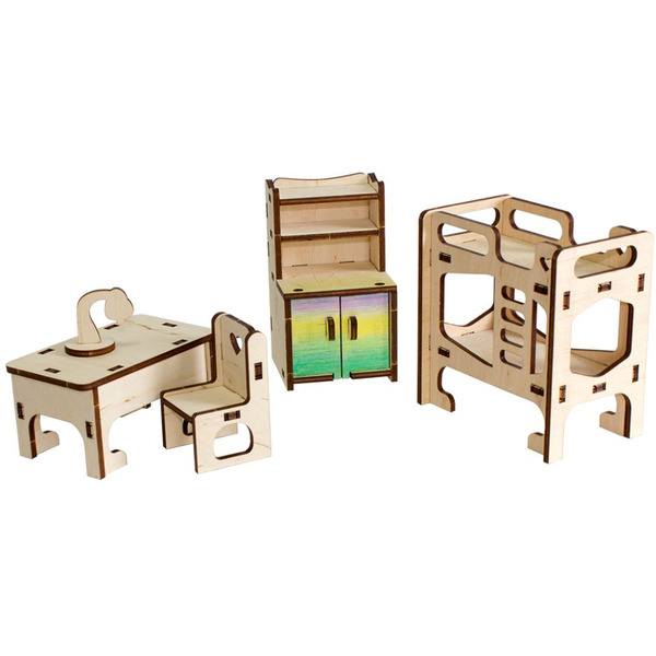 Аксессуары для кукольного домика Woody Детская 02154