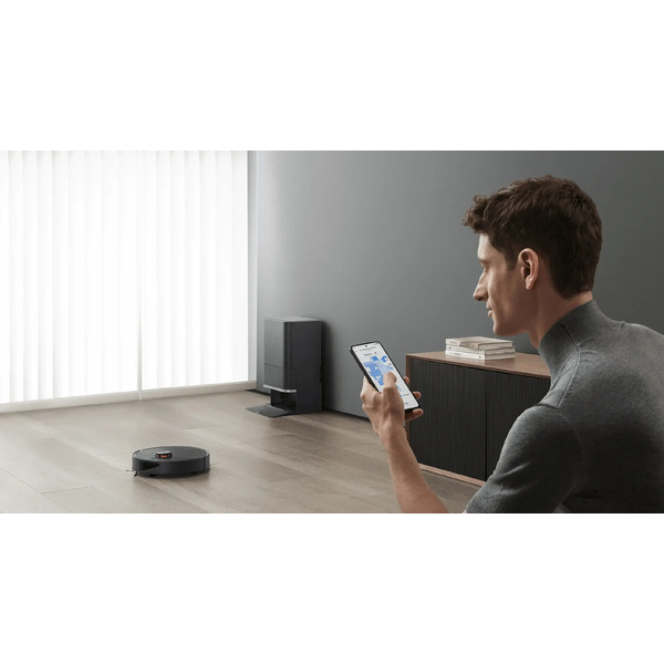Пылесос-робот бытовой Xiaomi Robot Vacuum X20 Max (D109GL) BHR9220EU (черный)