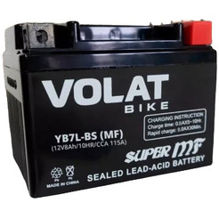 Мотоциклетный аккумулятор VOLAT YB7L-BS MF R+ (8 А·ч)
