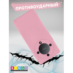 Бампер BINGO Liquid TPU для HONOR X9a Розовый