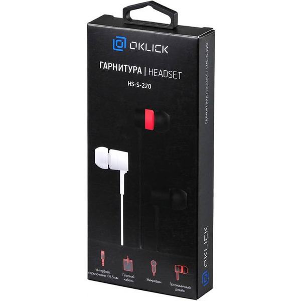 Наушники Oklick D2W HS-S-220 белый