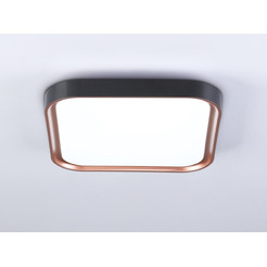 Потолочный светодиодный светильник Ambrella Light FZ1265 BK/PGD
