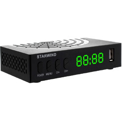 Ресивер DVB-T2 Starwind CT-220 (черный)