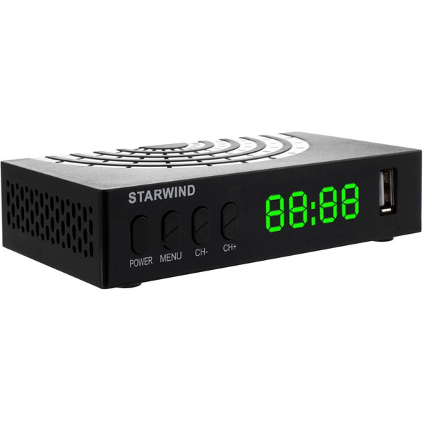Ресивер DVB-T2 Starwind CT-220 (черный)