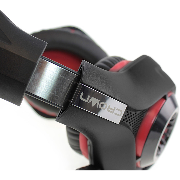 Наушники CrownMicro CMGH-102T USB (красный)