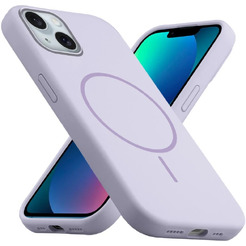 Бампер Bingo Silicone Magnetic для iPhone 13 Лиловый