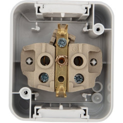 Розетка одноместная KRANZ Mini OG KR-78-0605