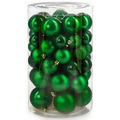 Набор новогодних шаров Ausini B8033GN (зеленый)