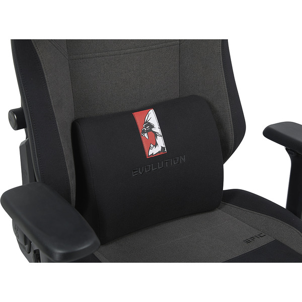 Игровое кресло Evolution Epic Fabric (черный/графитовый)