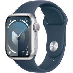 Смарт-часы Apple Watch Series 9 41mm Silver MR903CH/A (силиконовый ремешок S/M)