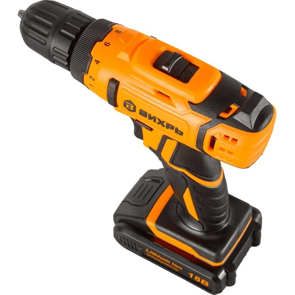 Дрель-шуруповерт Вихрь ДА-18Л-2К/Б (72/14/22)