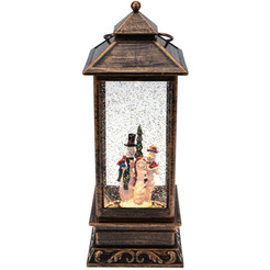 Декоративный фонарь с эффектом снегопада и подсветкой NEON-NIGHT Новый год 501-161