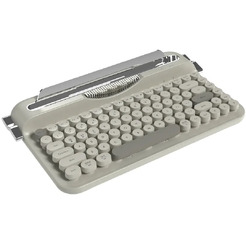 Компьютерная клавиатура AJAZZ AF84 (бело-серая)