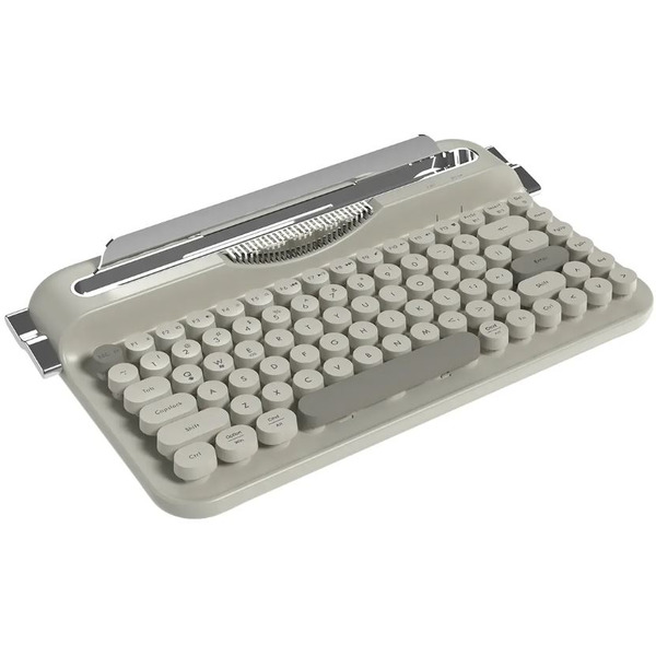 Компьютерная клавиатура AJAZZ AF84 (бело-серая)