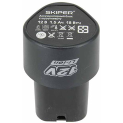 Дрель-шуруповерт Skiper CS2800-1 (с 2-мя АКБ, кейс)