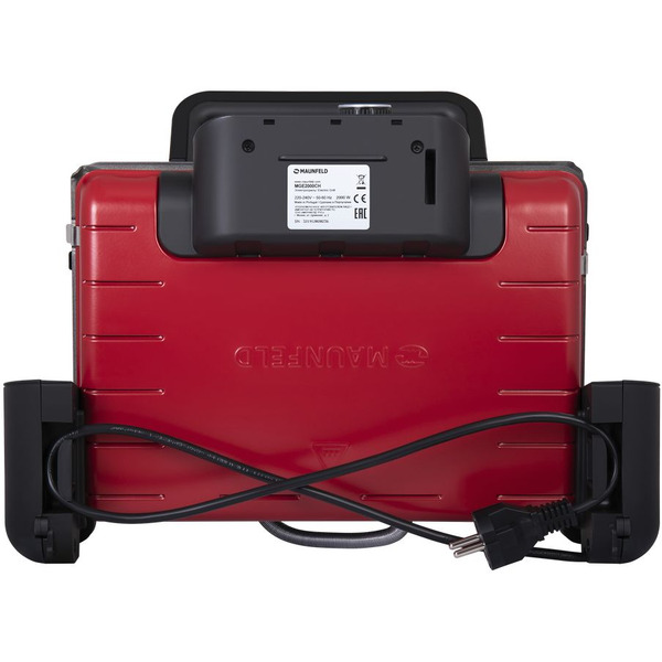 Гриль электрический MAUNFELD MGE2000CH вишневый