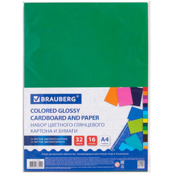 Набор картона и бумаги BRAUBERG 113566