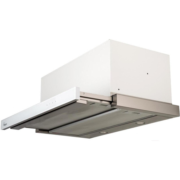 Кухонная вытяжка Akpo Light Touch Glass Twin II 60 WK-7 (белое стекло/нержавеющая сталь)