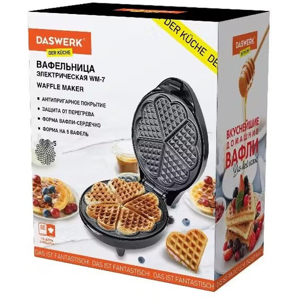Вафельница DASWERK WM-7 (455654)