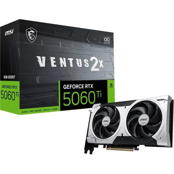 Видеокарта MSI GeForce RTX 5060 Ti 8G Ventus 2X Plus