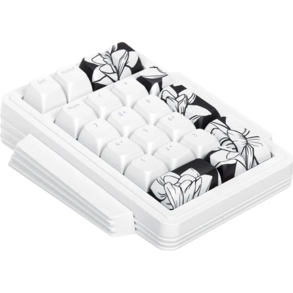 Клавиатура Дарк Проджект KD87A+Numpad (белый)