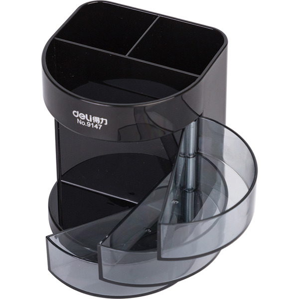 Набор канцелярких принадлежностей настольный DELI CLASIC 38253 (, черный, 12 предметов)