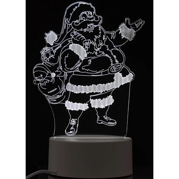 Светильник декоративный Energy 106258 EN-NL 25 3D дед Мороз