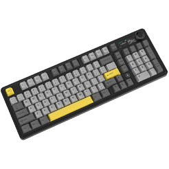 Компьютерная клавиатура AJAZZ AK980 V2 (Черно-серо-желтый)