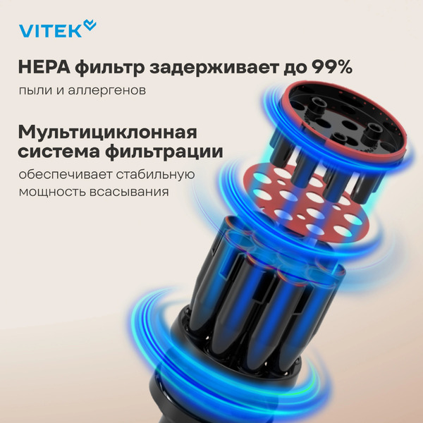 Пылесос Vitek VT-CLSAQUA_RAPID