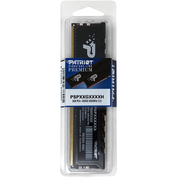 Оперативная память Patriot Signature Premium DDR4 - 1x 8ГБ 2666МГц PSP48G2666H1