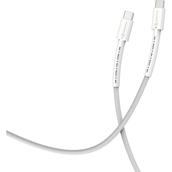 Кабель ATOMIC WILDCORE USB-C - USB-C PD 60W 30.366 (белый)