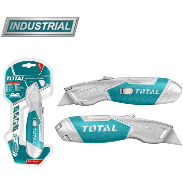 Нож строительный выдвижной TOTAL TG5126101