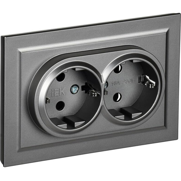 Розетка IEK Brite BR-R21-16-K46-F