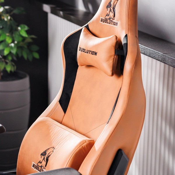 Игровое кресло Evolution Project A Fabric (коричневый)