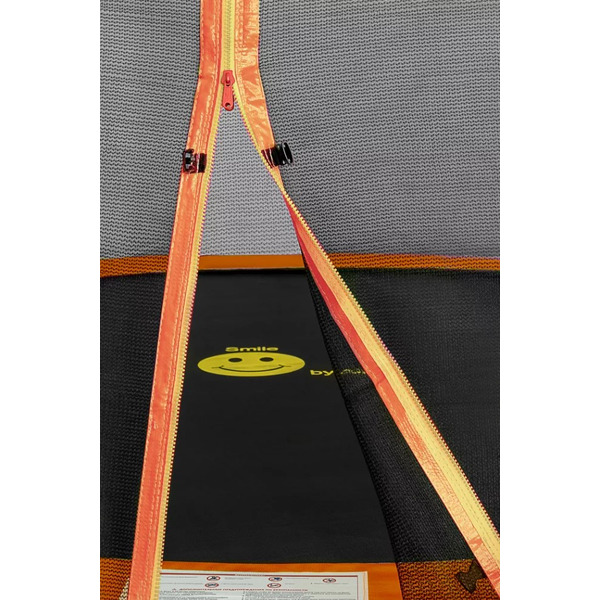 Батут Smile outside STO-183 оранжевый 6фт. с защит.сеткой