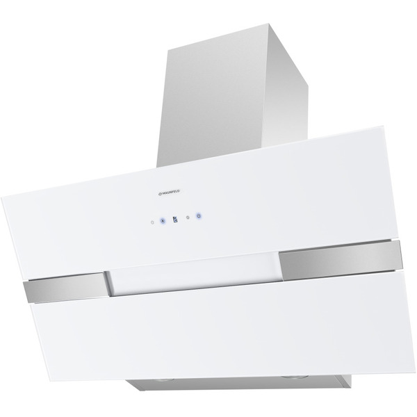 Кухонная вытяжка MAUNFELD Mersey 90 (нержавеющая сталь\белое стекло)