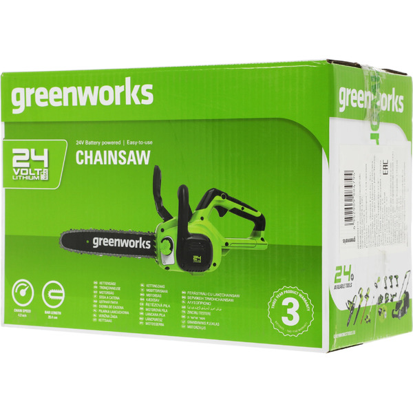 Аккумуляторная пила Greenworks G24CS25K2 2007707UA