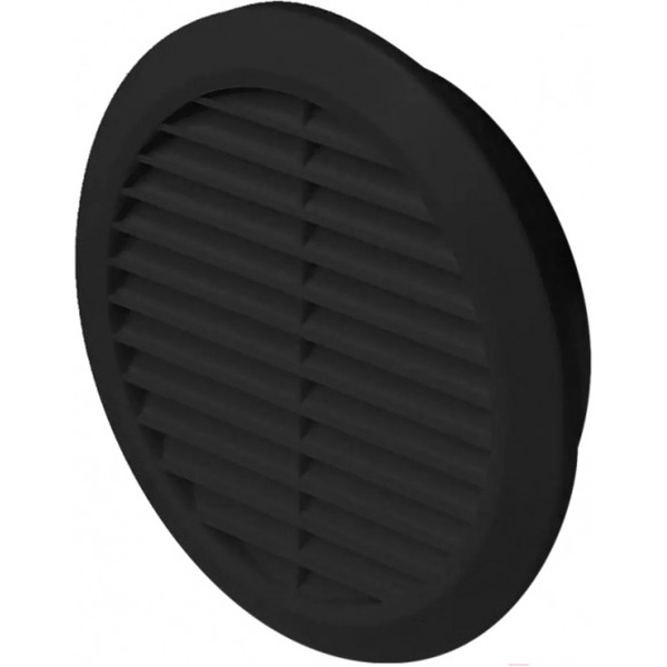 Решетка с сеткой от насекомых Awenta CLASSIC T23CZ (d150) черная
