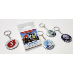 Брелок сувенирный "Дай 5 Добру" (Геншин) в ассортименте