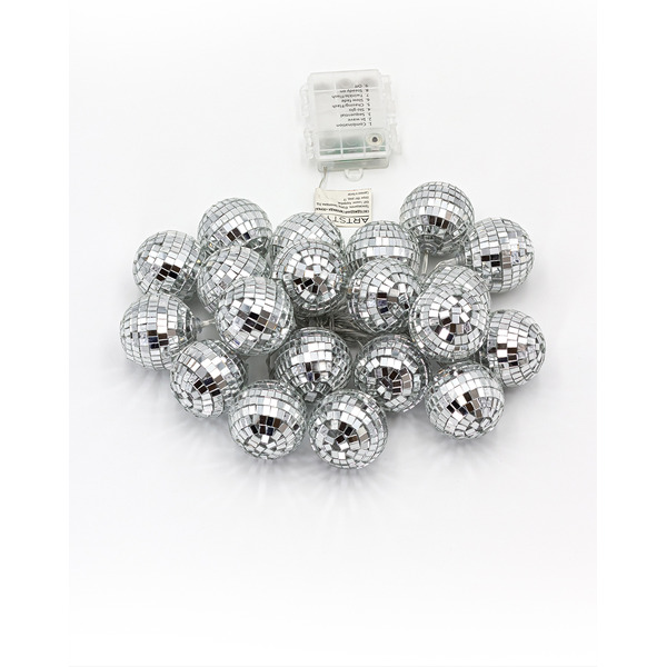 Светодиодная гирлянда ArtStyle Зеркальные шарики CL-N220WW