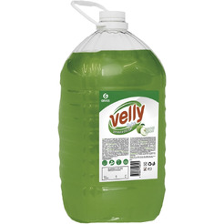 Средство для мытья посуды Grass Velly light зеленое яблоко 125469 5л