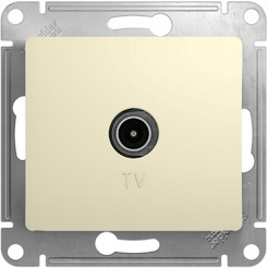 Розетка телевизионная Systeme Electric Glossa GSL000293