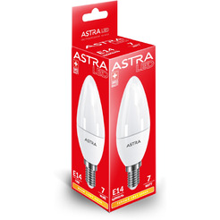 Светодиодная лампа ASTRA C37 7W E14 3000K